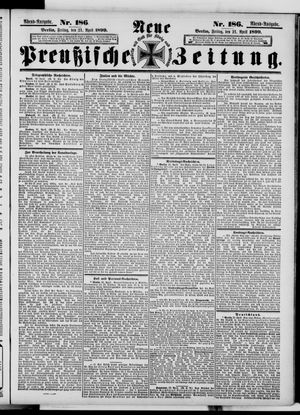 Neue preußische Zeitung vom 21.04.1899