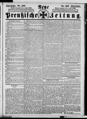 Neue preußische Zeitung vom 22.04.1899