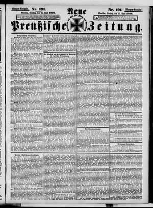 Neue preußische Zeitung vom 25.04.1899