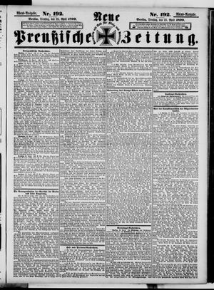 Neue preußische Zeitung vom 25.04.1899