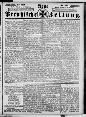 Neue preußische Zeitung vom 10.05.1899