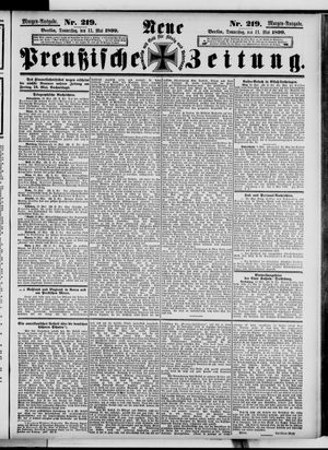 Neue preußische Zeitung vom 11.05.1899