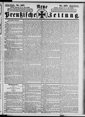 Neue preußische Zeitung vom 24.05.1899
