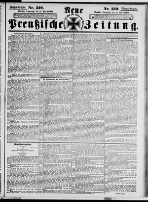 Neue preußische Zeitung vom 25.05.1899