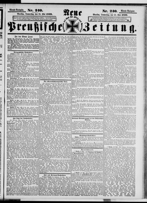 Neue preußische Zeitung vom 25.05.1899