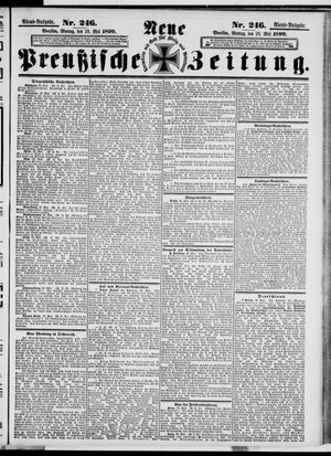 Neue preußische Zeitung vom 29.05.1899