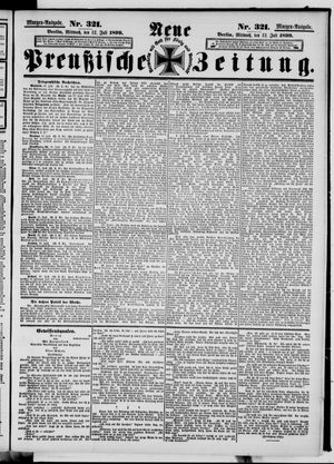 Neue preußische Zeitung vom 12.07.1899
