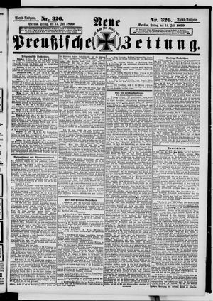Neue preußische Zeitung vom 14.07.1899