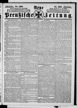 Neue preußische Zeitung vom 17.07.1899