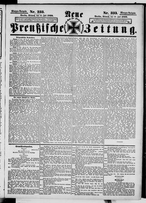 Neue preußische Zeitung vom 19.07.1899