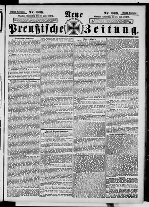 Neue preußische Zeitung vom 27.07.1899
