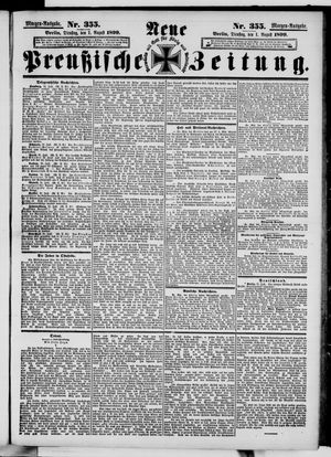 Neue preußische Zeitung vom 01.08.1899