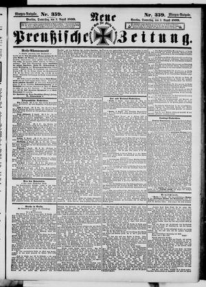 Neue preußische Zeitung vom 03.08.1899