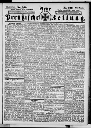 Neue preußische Zeitung vom 03.08.1899