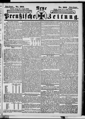 Neue preußische Zeitung vom 04.08.1899
