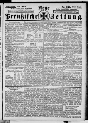 Neue preußische Zeitung vom 05.08.1899