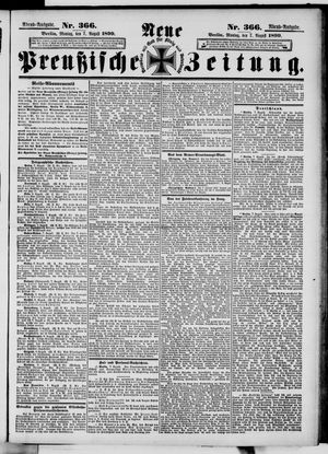 Neue preußische Zeitung vom 07.08.1899