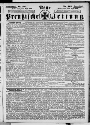 Neue preußische Zeitung vom 08.08.1899