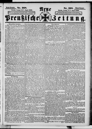 Neue preußische Zeitung vom 08.08.1899