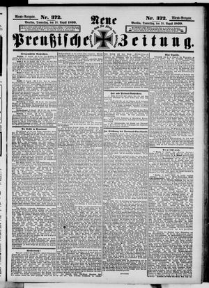 Neue preußische Zeitung vom 10.08.1899
