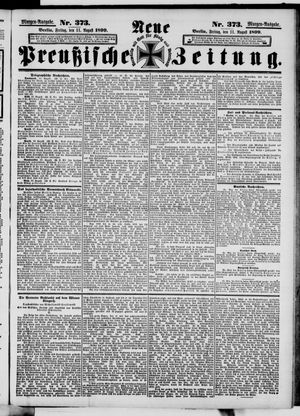 Neue preußische Zeitung vom 11.08.1899