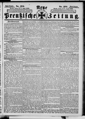 Neue preußische Zeitung vom 11.08.1899