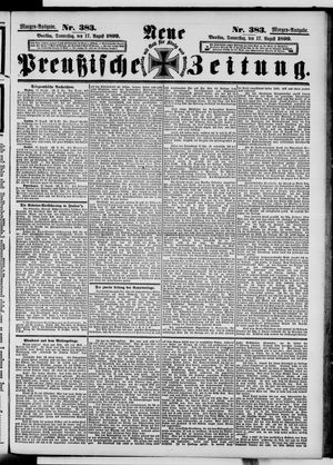 Neue preußische Zeitung vom 17.08.1899