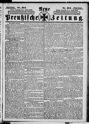 Neue preußische Zeitung vom 17.08.1899