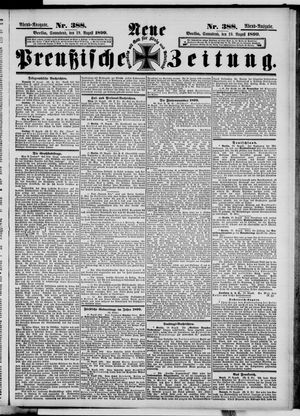 Neue preußische Zeitung vom 19.08.1899