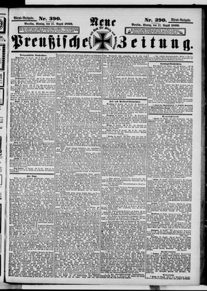Neue preußische Zeitung vom 21.08.1899