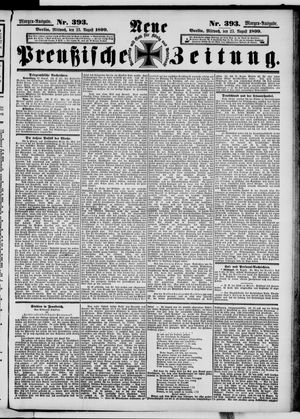 Neue preußische Zeitung vom 23.08.1899
