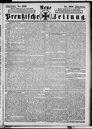 Neue preußische Zeitung vom 26.08.1899