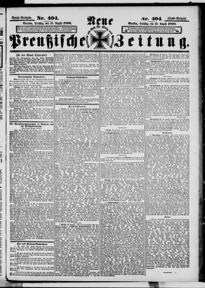 Neue preußische Zeitung vom 29.08.1899