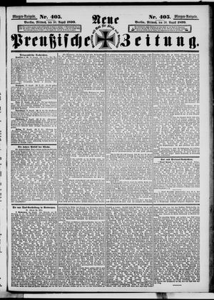 Neue preußische Zeitung vom 30.08.1899