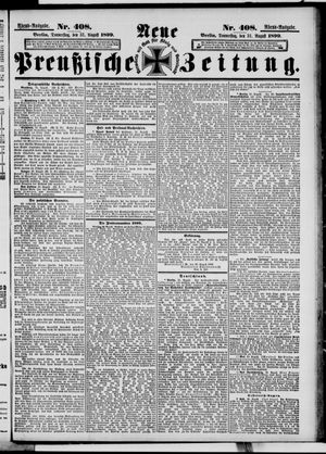 Neue preußische Zeitung vom 31.08.1899