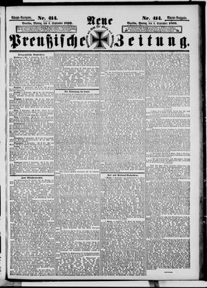 Neue preußische Zeitung vom 04.09.1899