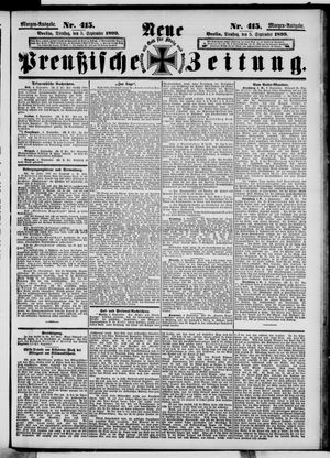 Neue preußische Zeitung vom 05.09.1899