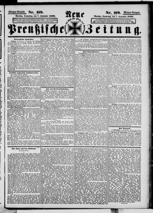 Neue preußische Zeitung vom 07.09.1899