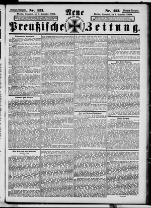 Neue preußische Zeitung vom 09.09.1899