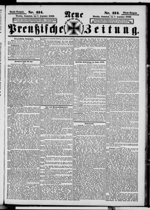 Neue preußische Zeitung vom 09.09.1899