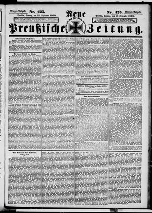 Neue preußische Zeitung vom 10.09.1899