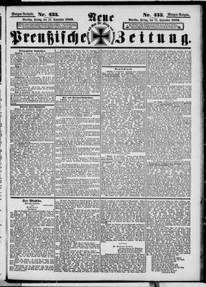 Neue preußische Zeitung vom 15.09.1899