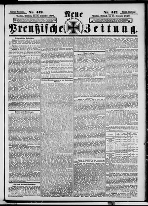 Neue preußische Zeitung vom 20.09.1899