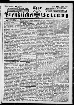 Neue preußische Zeitung vom 21.09.1899