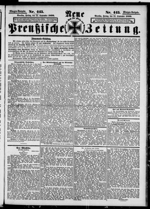 Neue preußische Zeitung vom 22.09.1899