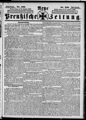 Neue preußische Zeitung vom 22.09.1899