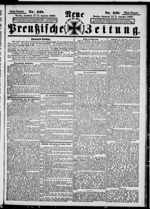 Neue preußische Zeitung vom 23.09.1899