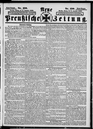 Neue preußische Zeitung vom 25.09.1899