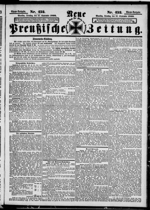 Neue preußische Zeitung vom 26.09.1899