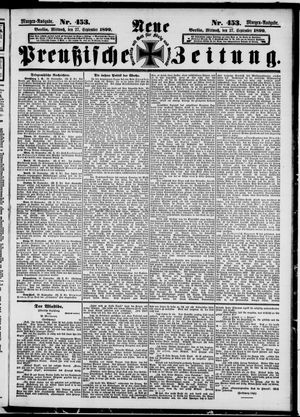 Neue preußische Zeitung vom 27.09.1899